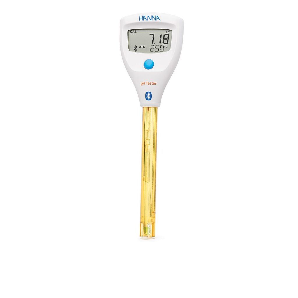Hanna HI9810422 HALO2 drahtloser pH-Tester mit Bluetooth für den Geländeeinsatz